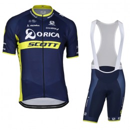 2017 Orica Scott Fahrradbekleidung Satz Radtrikot Kurzarm+Kurz Trägerhose 2017 Orica Scott Fahrradbekleidung Satz Radtrikot Kurzarm+Kurz Trägerhose