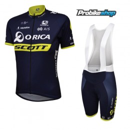 Damen Orica Scott Pro 2017 Fahrradbekleidung Satz Radtrikot Kurzarm+Kurz Trägerhose Schwarz Damen Orica Scott Pro 2017 Fahrradbekleidung Satz Radtrikot Kurzarm+Kurz Trägerhose Schwarz