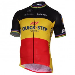 Quick Step Floors 2017 Schwarz Gelb Radtrikot Kurzarm Quick Step Floors 2017 Schwarz Gelb Radtrikot Kurzarm