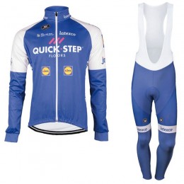 Quick Step Floors 2017 Pro Fahrradbekleidung Satz Radtrikot Langarm+Lang Trägerhose Quick Step Floors 2017 Pro Fahrradbekleidung Satz Radtrikot Langarm+Lang Trägerhose