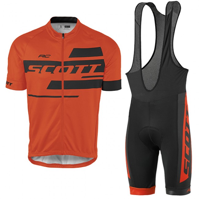 2017 Scott Rc orange Fahrradbekleidung Satz Radtrikot Kurzarm+Kurz Trägerhose 2017 Scott Rc orange Fahrradbekleidung Satz Radtrikot Kurzarm+Kurz Trägerhose