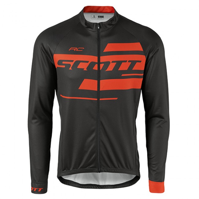 2017 Scott Rc Schwarz-Rot Radtrikot Langarm 2017 Scott Rc Schwarz-Rot Radtrikot Langarm