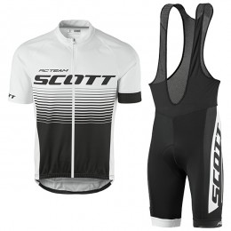 2017 Scott Rc Weiß Schwarz Fahrradbekleidung Satz Radtrikot Kurzarm+Kurz Trägerhose 2017 Scott Rc Weiß Schwarz Fahrradbekleidung Satz Radtrikot Kurzarm+Kurz Trägerhose