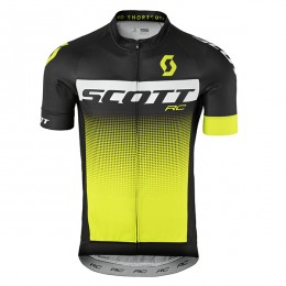 2017 Scott Rc Schwarz Weiß Gelb Radtrikot Kurzarm 2017 Scott Rc Schwarz Weiß Gelb Radtrikot Kurzarm