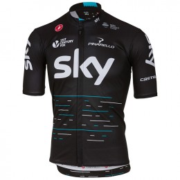 2017 Sky Pro Radtrikot Kurzarm Schwarz 2017 Sky Pro Radtrikot Kurzarm Schwarz