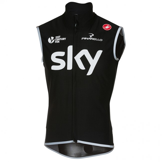 2017 Sky Pro ärmelloses Trikot Schwarz 2017 Sky Pro ärmelloses Trikot Schwarz