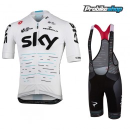 Sky Team Tour De France Set 2017 Fahrradbekleidung Satz Radtrikot Kurzarm+Kurz Trägerhose Schwarz Sky Team Tour De France Set 2017 Fahrradbekleidung Satz Radtrikot Kurzarm+Kurz Trägerhose Schwarz
