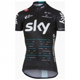 Sky Pro Damen 2017 Schwarz Radtrikot Kurzarm Sky Pro Damen 2017 Schwarz Radtrikot Kurzarm