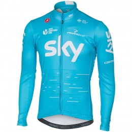 Sky Pro 2017 Radtrikot Langarm Blau Sky Pro 2017 Radtrikot Langarm Blau