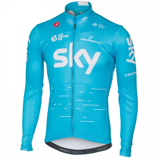 Sky Pro 2017 Radtrikot Langarm Blau Sky Pro 2017 Radtrikot Langarm Blau