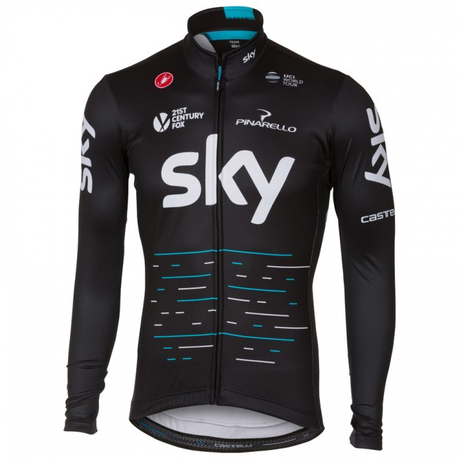 Sky Pro 2017 Radtrikot Langarm Schwarz Sky Pro 2017 Radtrikot Langarm Schwarz