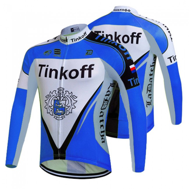 2017 Tinkoff Blau Radtrikot Langarm 2017 Tinkoff Blau Radtrikot Langarm