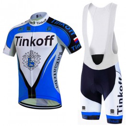 2017 Tinkoff Blau Fahrradbekleidung Satz Radtrikot Kurzarm+Kurz Trägerhose 2017 Tinkoff Blau Fahrradbekleidung Satz Radtrikot Kurzarm+Kurz Trägerhose