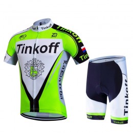 2017 Tinkoff Grün Fahrradbekleidung Satz Radtrikot Kurzarm+Kurz Radhose 2017 Tinkoff Grün Fahrradbekleidung Satz Radtrikot Kurzarm+Kurz Radhose