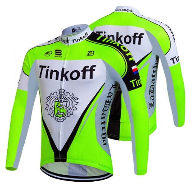 2017 Tinkoff Grün Radtrikot Langarm 2017 Tinkoff Grün Radtrikot Langarm