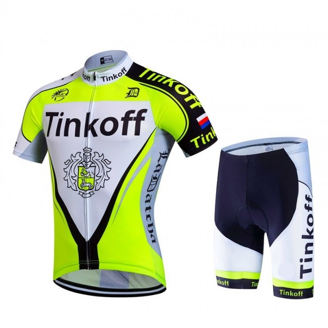 2017 Tinkoff Gelb Fahrradbekleidung Satz Radtrikot Kurzarm+Kurz Radhose 2017 Tinkoff Gelb Fahrradbekleidung Satz Radtrikot Kurzarm+Kurz Radhose