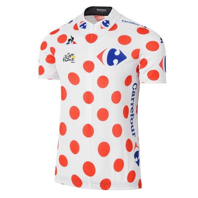 2017 Tour de France Polka Dot Radtrikot Kurzarm 2017 Tour de France Polka Dot Radtrikot Kurzarm