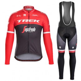 Trek Segafredo 2017 Fahrradbekleidung Satz Radtrikot Langarm+Lang Trägerhose Rot Trek Segafredo 2017 Fahrradbekleidung Satz Radtrikot Langarm+Lang Trägerhose Rot