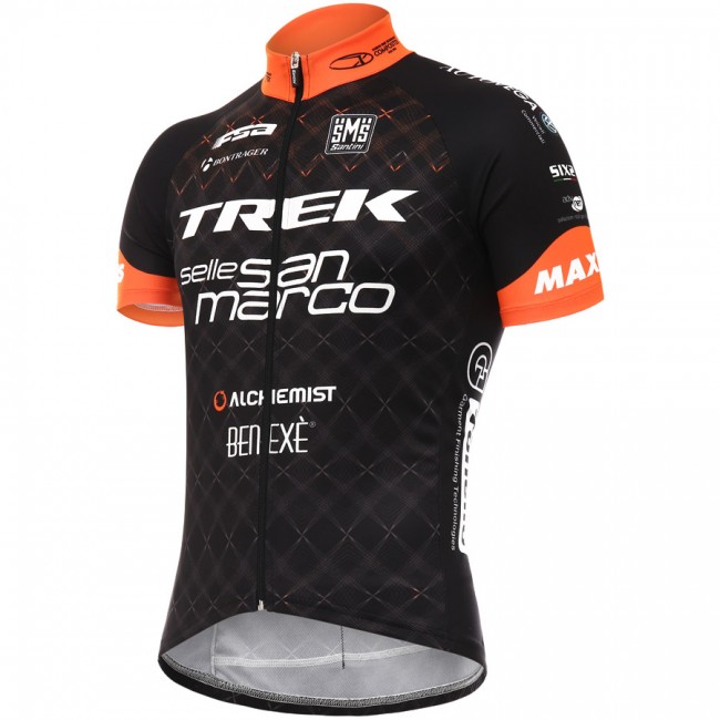 Trek Selle San Marco 2017 Schwarz Radtrikot Kurzarm Trek Selle San Marco 2017 Schwarz Radtrikot Kurzarm