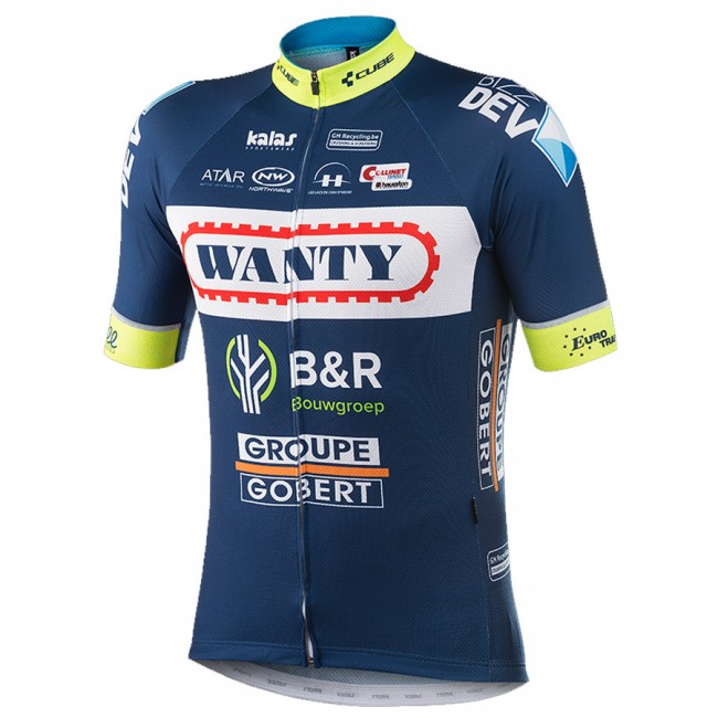 2017 Wanty Groupe Gobert Radtrikot Kurzarm 2017 Wanty Groupe Gobert Radtrikot Kurzarm